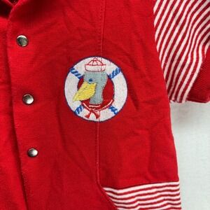 Buster Brown‎ Kids Red Sailor Duck Romper Jumpsuit 24 Months Nautical